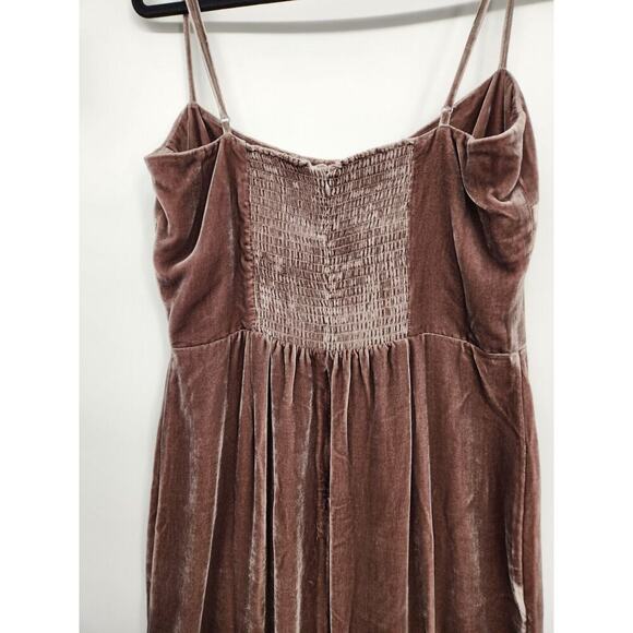 NWT Reformation Frankie Velvet Maxi Slip Dress Size 12 Dark Grey #ND501 - Picture 6 of 11